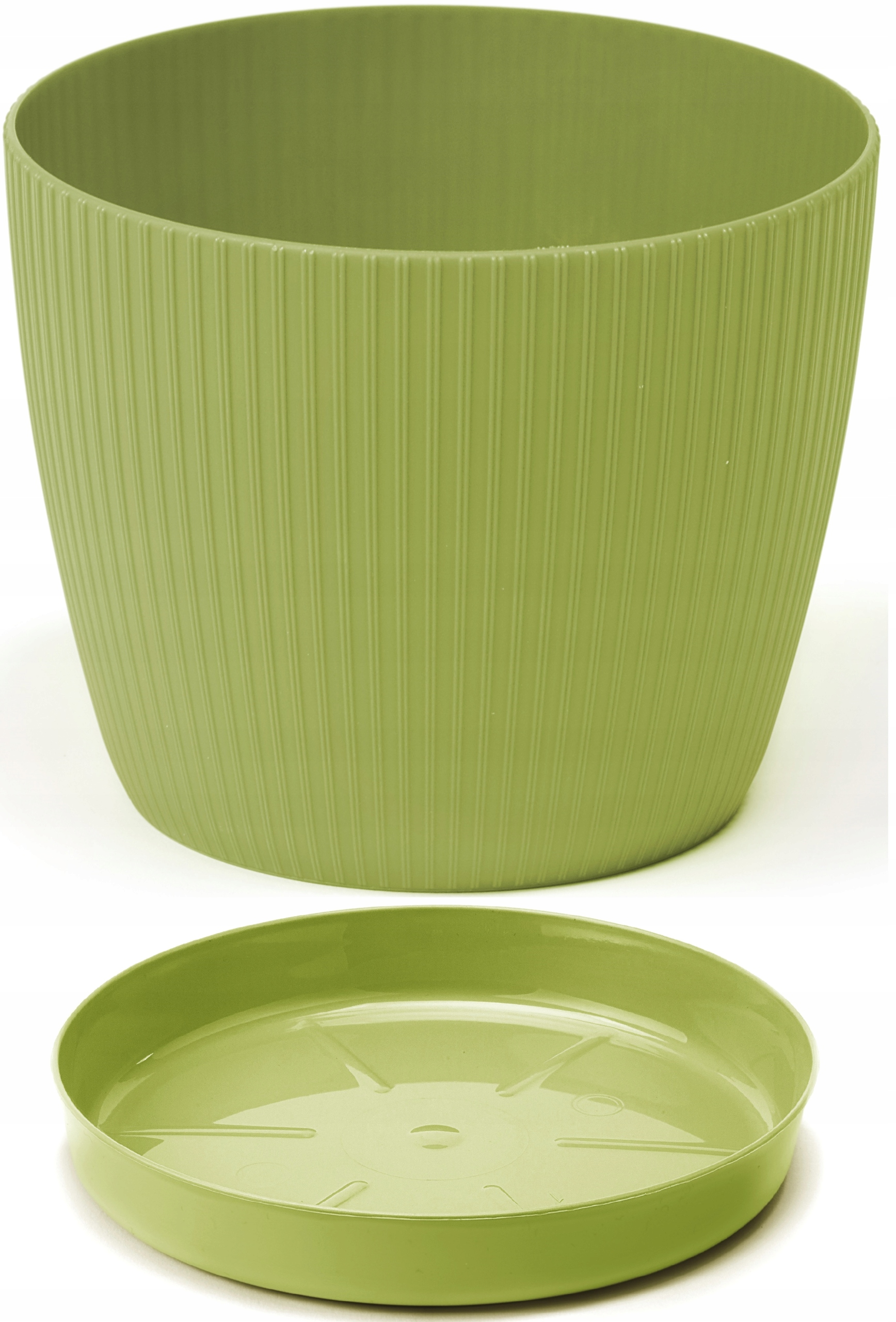 BratGO kvetináč 30 cm x 30 x 25 cm priemer 30 cm plastové odtiene zelenej